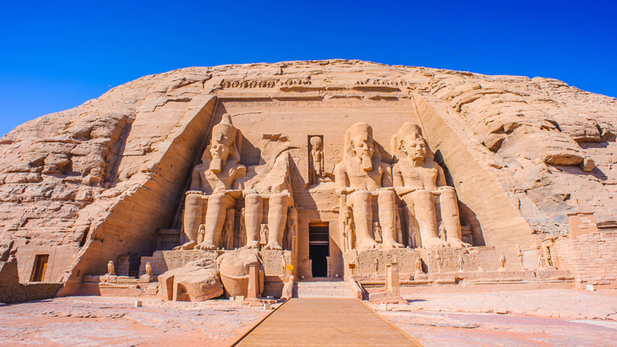 The Great Temple of Ramses II at Abu Simbel