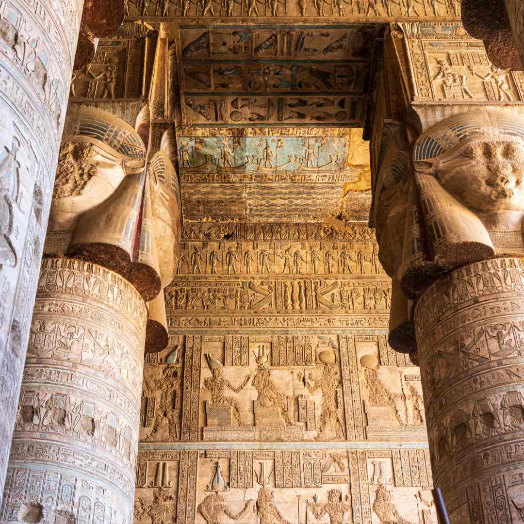 Bas-reliefs du temple de Séthi Ier à Abydos